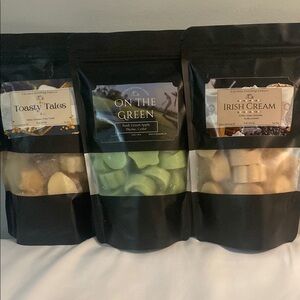 Assorted Wax Melts- Toasty Tales, On the Green, Irish Cream
